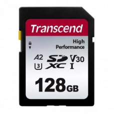 Transcend SDXC/SDHC 330S 128GB UHS-I U3 A2 Memory Card